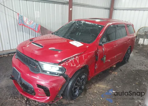 2021 Dodge Durango R/T Awd z USA, uszkodzony, nr VIN 1C4SDJCT6MC804591